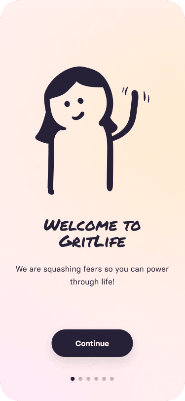 Screenshot of GritLife app